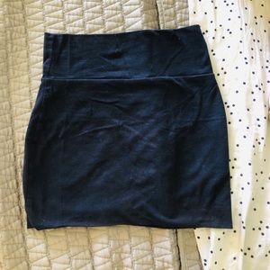 Lily White navy blue mini pencil skirt